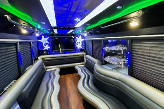 party bus interior